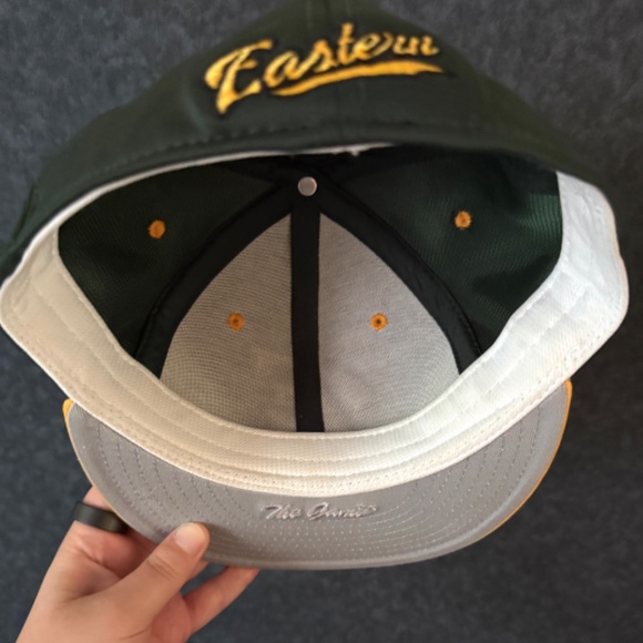 The Game Pro Eastern Fitted Hat GP400- Size 7 - Green and Yellow - Picture 8 of 9